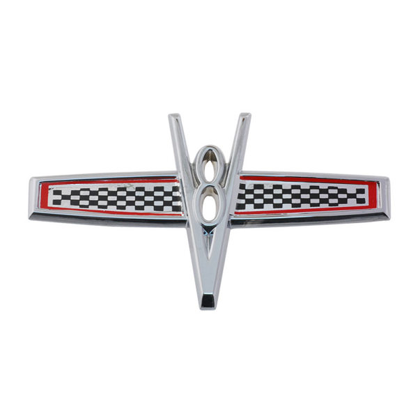 1963-64 Ford Falcon Sprint Restoration Parts Fender Emblem - Part #C4DZ-16228-B