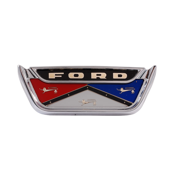 1960-61 Ford Falcon Trunk Lid Emblem & Bezel #C0DB-6443504-A