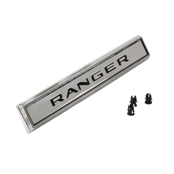 1967-69 Ford Truck Restoration Parts Glove Box "Ranger" Emblem - Part #C7TZ-8106158-A.