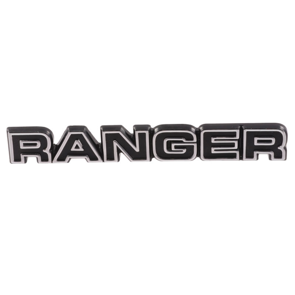 1977-79 Ford Truck & Bronco Restoration Parts Glove Box "Ranger" Emblem - Part #D7TZ-1004460-B.