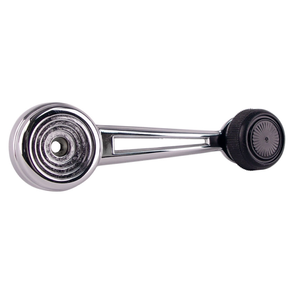 1973-79 Ford Restoration Parts Window Crank Handle With Black Knob - Part #D4TZ-1023342-A.