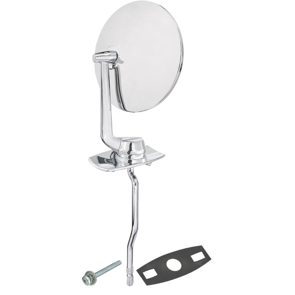 1965-66 Cadillac Restoration Parts Rear View Mirror On Door - LH - 12-075X.