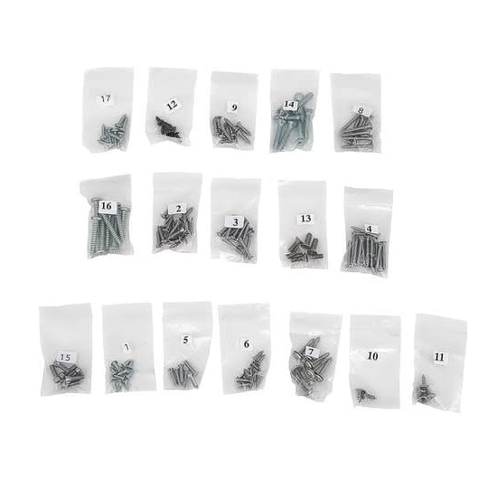 1967 Chevy Camaro & Pontiac Firebird Restoration Parts Interior Console Screw Kit - 10 pc. - #19-028K.