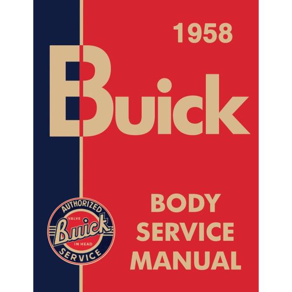 1958 Buick Shop Manual - Part #DPRGM-12-58SM.