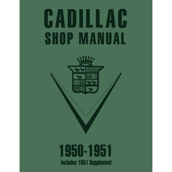 1950-51 Cadillac Shop Manual - Part #DPRGM-31-50SM.