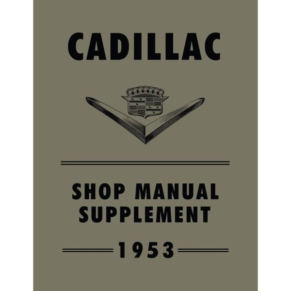1953 Cadillac Shop Manual Supplement - Part #DPRGM-32-53SM-SUP.