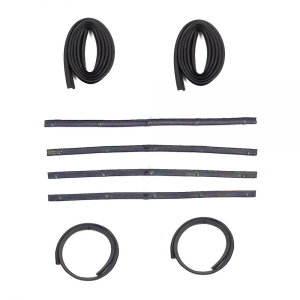 Deluxe Window Run Channel & Beltline Weatherstrip Kit - 8 Piece