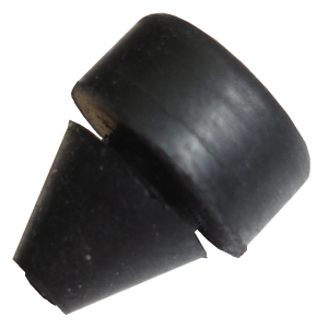 Rubber Stem Bumper - 1/4" Sheet Metal Hole - 7/16"  Diameter Head - 3/16" Head Height