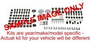 Underhood & Trunk Bolt, Nut, U-Nut & Screw Kit - 203 pc.
