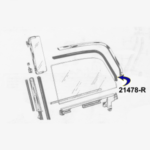 Door Glass to Trim Rubber