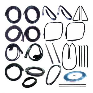 Master Weatherstrip Kit - With Chrome Trim