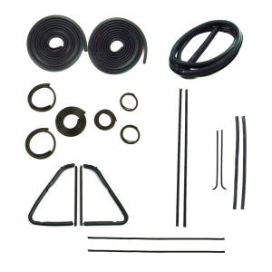 Master Weatherstrip Kit - With Chrome Windshield Trim