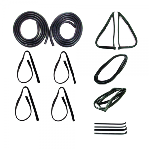 Master Weatherstrip Kit - With Chrome Windshield Trim