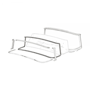 Windshield Seal - No Groove For Trim