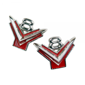 "V8" Fender Emblem