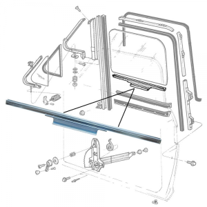 Door Glass Lift Channel - RH