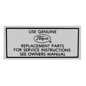 Air Cleaner Decal