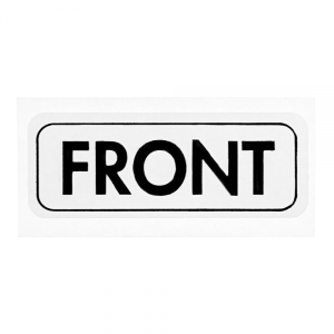 Air Cleaner "Front" Decal