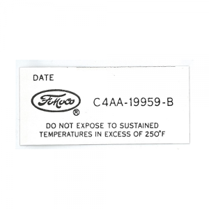 AC Dryer Decal