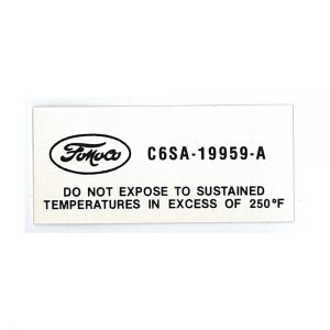 AC Dryer Decal