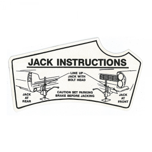 Jack Instructions Decal