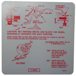 Jack Instructions Decal