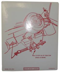 Tire Stowage Decal