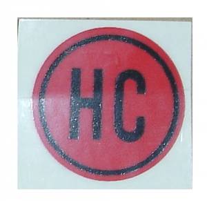 Valve Cover Decal - High Compression