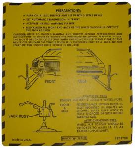 Jack Instructions Decal