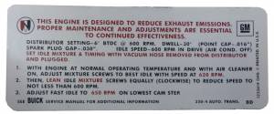 Automatic Transmission Emission Decal - 350-4V