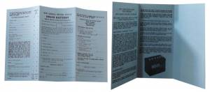 Delco Battery Owners Certificate