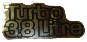 Air Cleaner Decal - 3.8 L Turbo