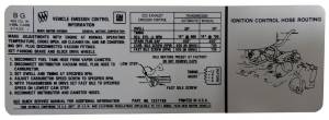 Manual & Automatic Transmission Emission Decal - 455-4V Stage I
