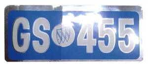 Valve Cover Decal - GS 455 (SMALL DECAL)