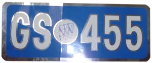Valve Cover Decal - GS 455 (LARGE DECAL)