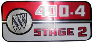 Valve Cover Decal - 400-4 Stage 2