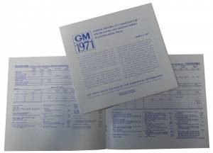 New Vehicle Retail Price Booklet