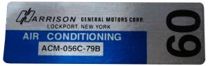 "Harrison" AC Evaporator Box Decal