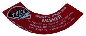 Trico Windshield Washer Decal