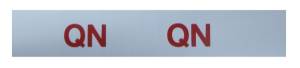 "QN" Engine Code Decal