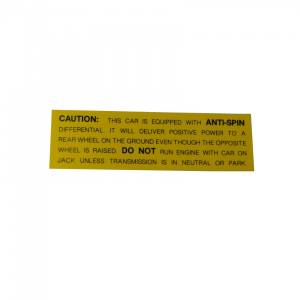 Anti-Spin Decal