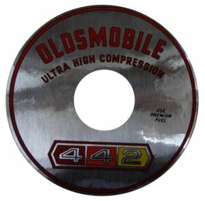 "442 Ultra High Compression" Air Cleaner Decal