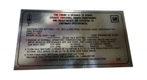Emission Decal - 400-4V & 455-4V