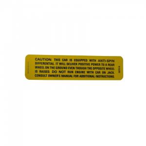 Anti-Spin Decal