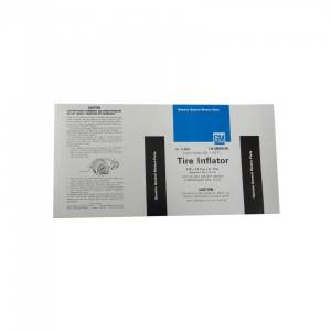 Space Saver Inflator Decal