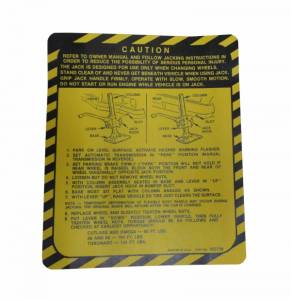 Jack Instructions Decal