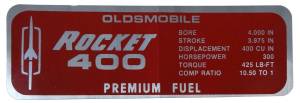Rocket 400 Valve Cover Decal