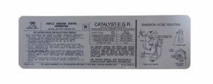 Emission Decal - 6.6 Litre