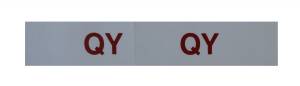 "QY" Engine Code Decal