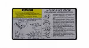 Jack Instructions Decal